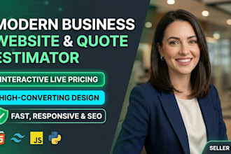 build a custom business website with interactive calculator