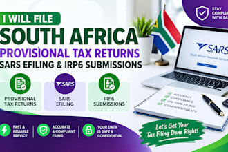 file south africa provisional tax returns, sars efiling and irp6 submissions