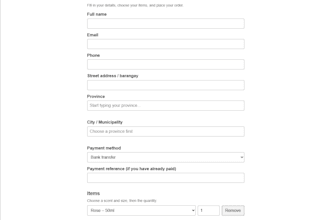 build order and inventory automation setup