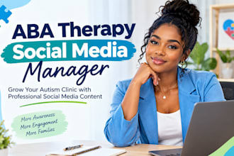 manage social media for aba therapy, autism clinics and bcbas