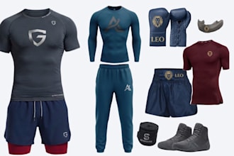 make combat sports fashion clothing tech pack, mma fight shorts, bjj rash guard