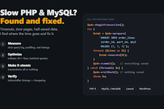 fix slow PHP and mysql queries and database timeouts