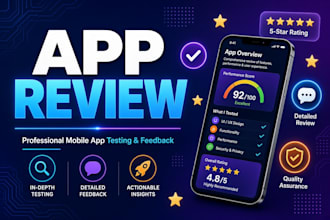 do app review game review user testing and qa testing