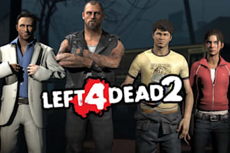 port or rig 3d character, gmod playermodel, sfm model to left4dead2 l4d2