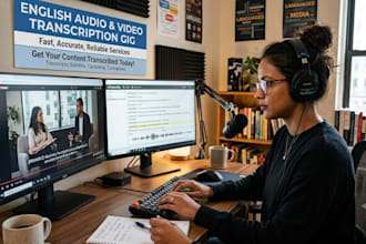 provide accurate english transcription