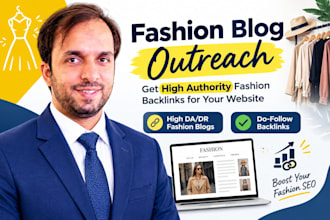 do fashion blogging outreach for high authority fashion backlinks