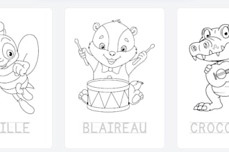 livre de coloriage danimaux pour enfant