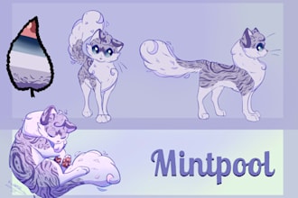 create a refsheet of your furry character or fursona