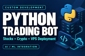 build python trading bots with ai ml for stocks and crypto