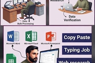 do professional typing in english and urdu