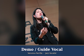 sing a clean demo vocal for your song to pitch it