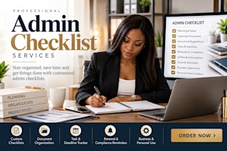 be your executive virtual assistant for back office and admin support