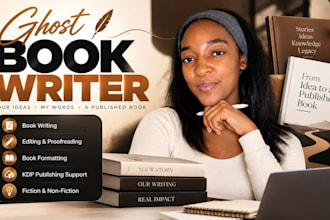 be your self help ebook ghostwriter and nonfiction book writer