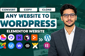 copy clone convert hostinger ai, replit, durable, lovable or wix to wordpress