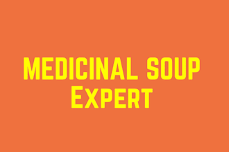 do your medicinal soup, healthy food supplement