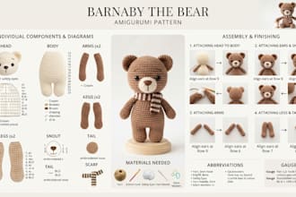 create custom amigurumi crochet patterns