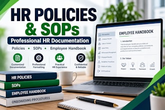 create HR policies, sops and employee handbook