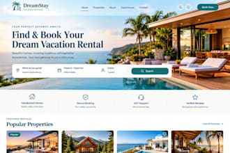 build an airbnb vacation rental booking website short term rental website