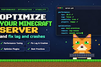 fix your minecraft server lag, low tps and crashes