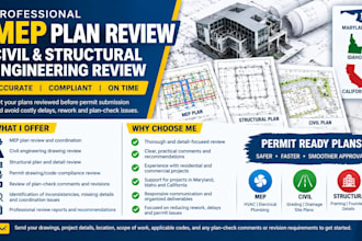 mep engineer plan civil and structural engineering review in maryland idaho ca