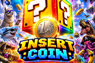 insert coin  15 euro, random ia image
