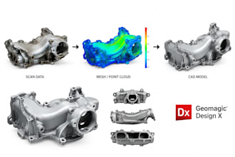 do automotive scan to cad using geomagic design x for mechanical products