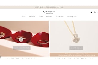 jewelry shopify store earrings rings bracelet website dropshipping store