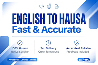 translate hausa to english and english to hausa accurately