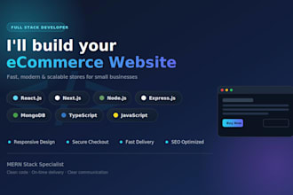 build ecommerce sites for small businesses