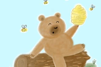 make a cute character for you