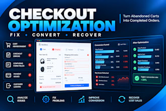 audit and fix your checkout to reduce cart abandonment and recover lost sales