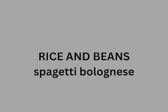 do rice and beans for your party, with delicious serving skills