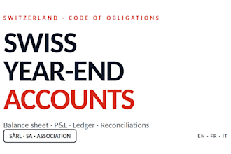 prepare swiss annual accounts and year end closing