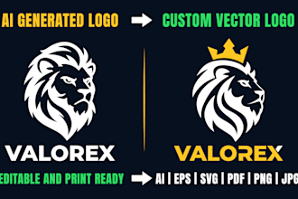 fix ai logo, brand kit , fix ai art, ai image editing,  image to vector