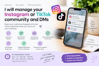 manually manage your ig and tiktok community and dms