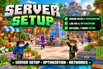 setup, configure and optimize your minecraft server with plugins