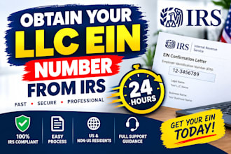 obtain your llc ein number in 24 hour from irs