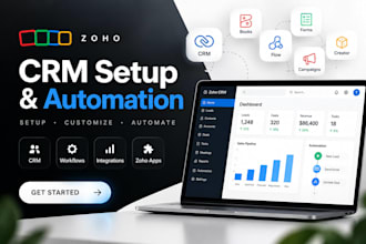 zoho crm development zoho book campaign setup zoho one zoho analytic zoho form
