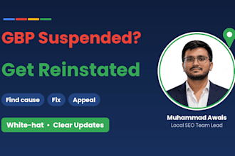 reinstate suspended google business profile and fix gmb suspension