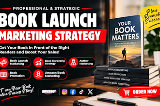 create book launch marketing strategy