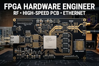 expert fpga hardware engineer for rf, pcb, high speed layout and ethernet design