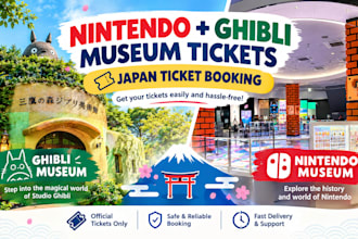 book ghibli museum and nintendo museum tickets