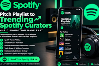 do music promotion for spotify streams, listeners, followers and artist growth