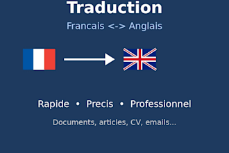 translate your documents from french to english