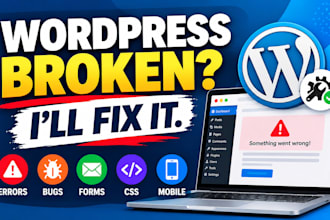 fix website errors, bugs, forms, CSS and responsive issues