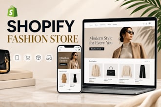 create a shopify fashion store for mobile customer experience