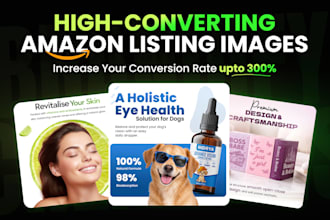 design amazon listing images and a plus content