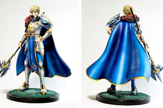 paint anime figure charcaters and collectibles