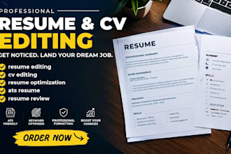 professionally edit and optimize your resume and CV for ats