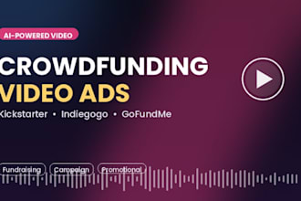 do crowdfunding fundraising kickstarter indiegogo promotional gofundme video ads